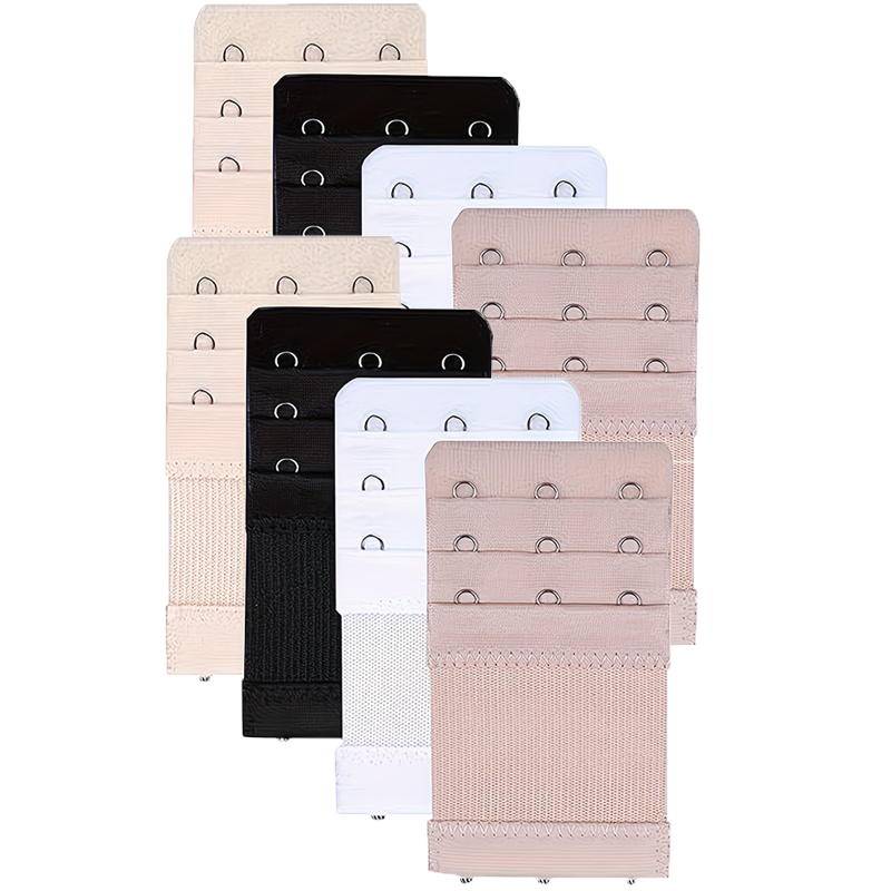 8pcs Women's  Solid Color Elas - Nursing Bra Clip recension och pris