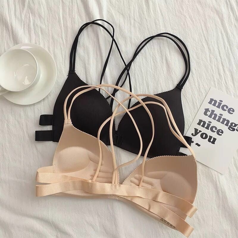 1 Piece Fashion Triangle Cup B - Wirefree Bra Comfort recension och pris