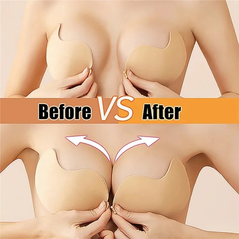 Invisible Strapless Adhesive S - Push Up Bra Silicone recension och pris