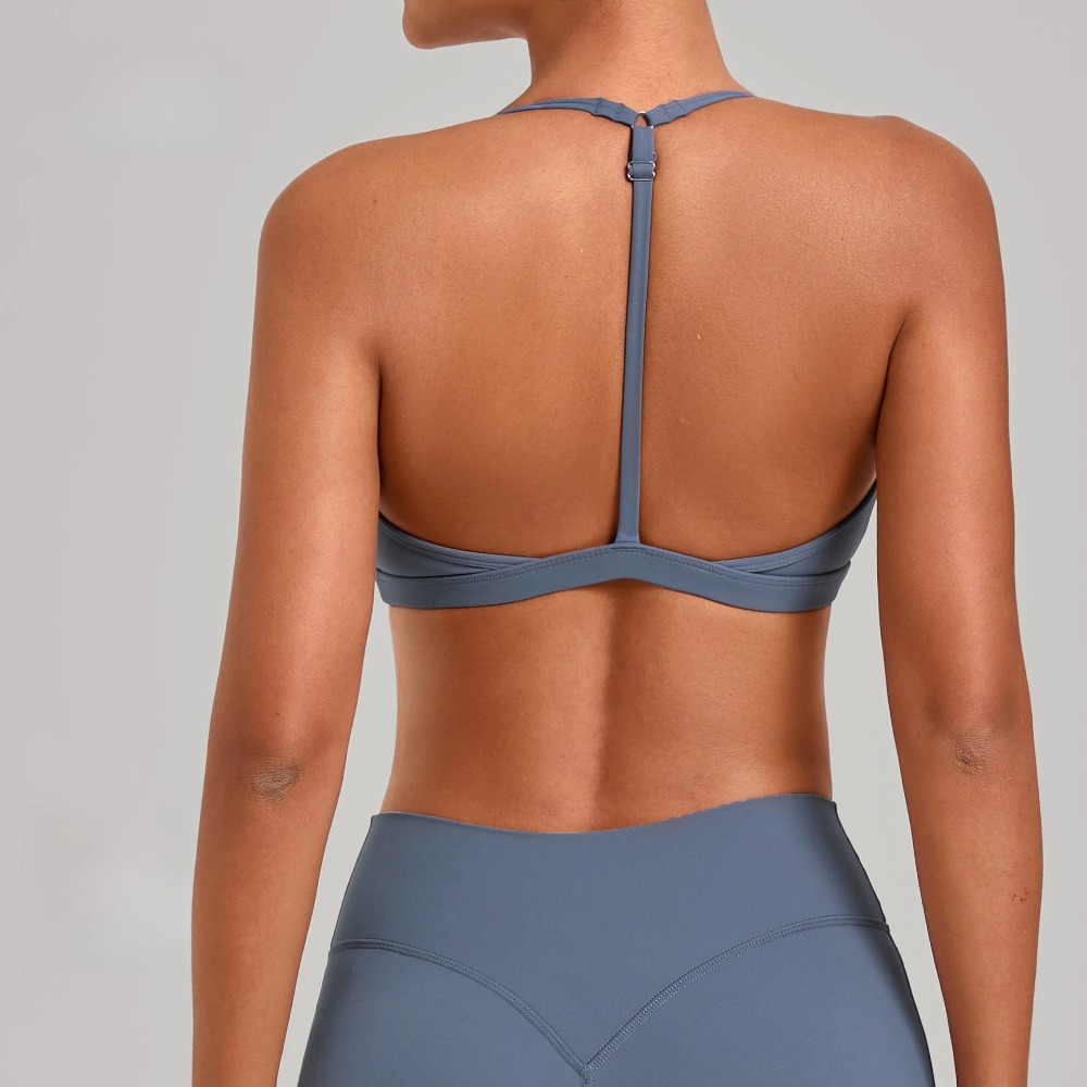 Gym Workout Fitness Top Adjust - Sports Bra Racerback recension och pris