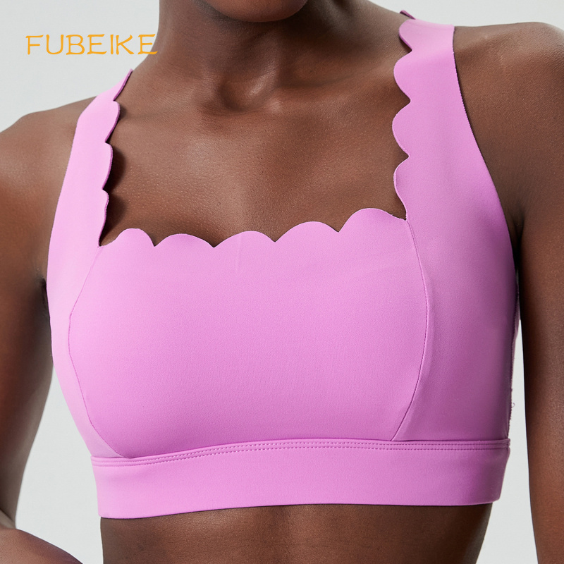 FUBEIKE Small Wave Double-Shou - Sports Bra Racerback recension och pris