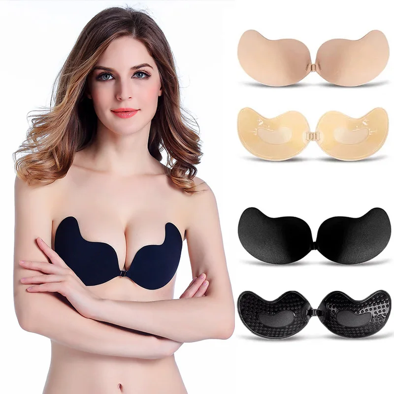 Sexy Women's Bra Invisible Pus - Backless Bra Sticky recension och pris