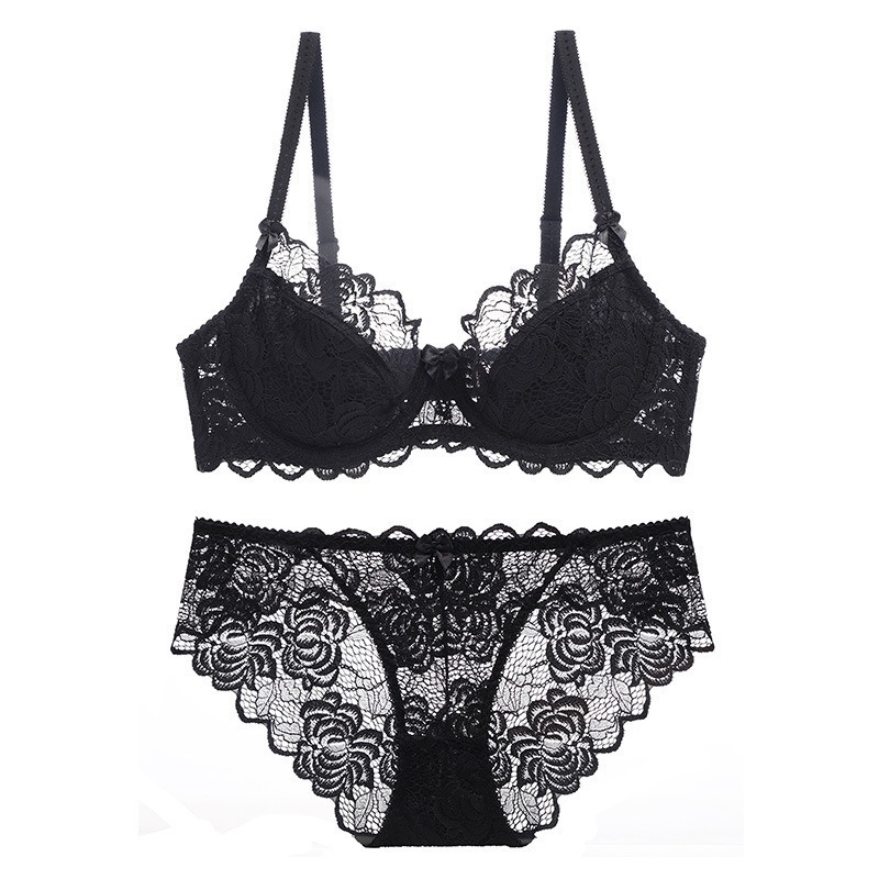 Sexy Lace Lingerie Set for Wom - Cotton Bra Everyday recension och pris