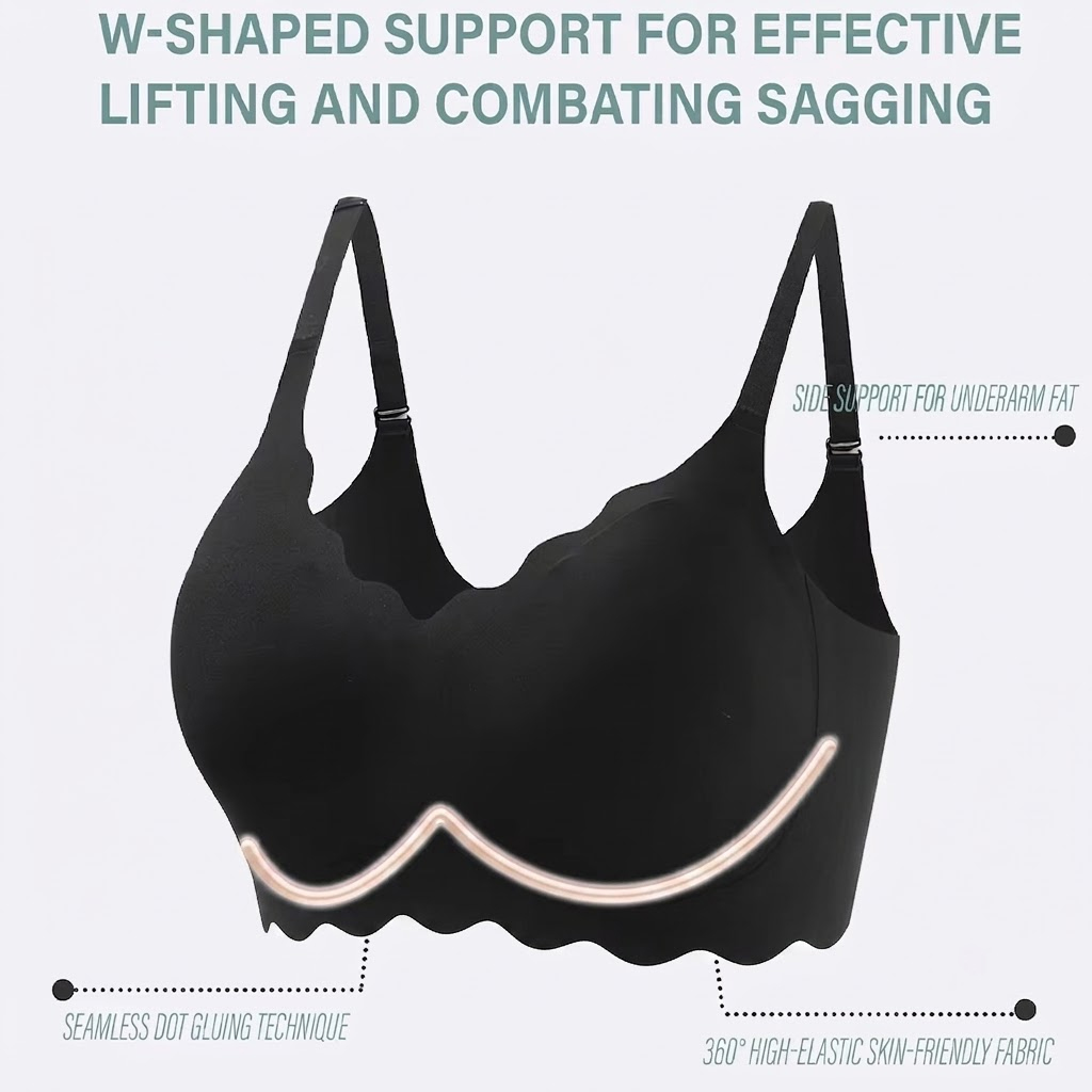 Seamless Wireless Supportive B - T Shirt Bra Seamless recension och pris