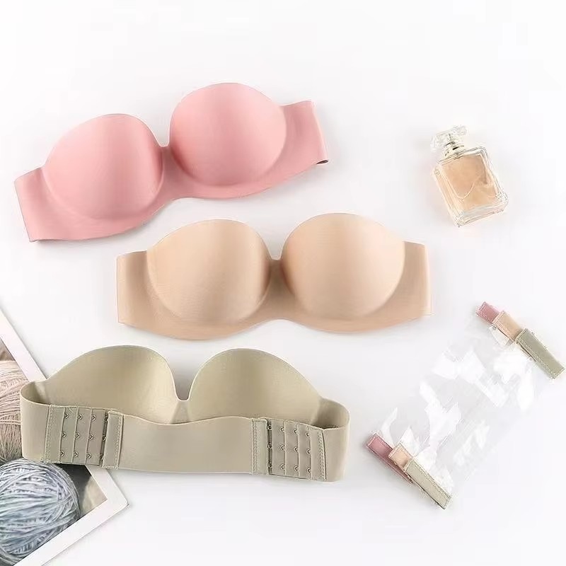 Women's Sexy Strapless Push-Up - Cotton Bra Everyday recension och pris